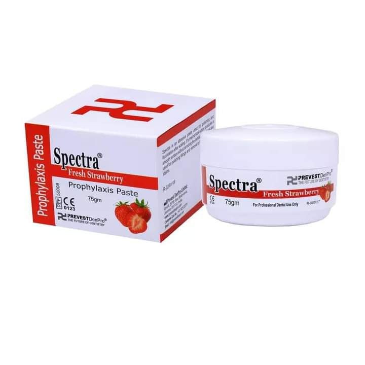 PREVEST DENPRO SPECTRA PROPHYAXIS PASTE WITH FLUORIDE 75G JAR Fresh Strawberry