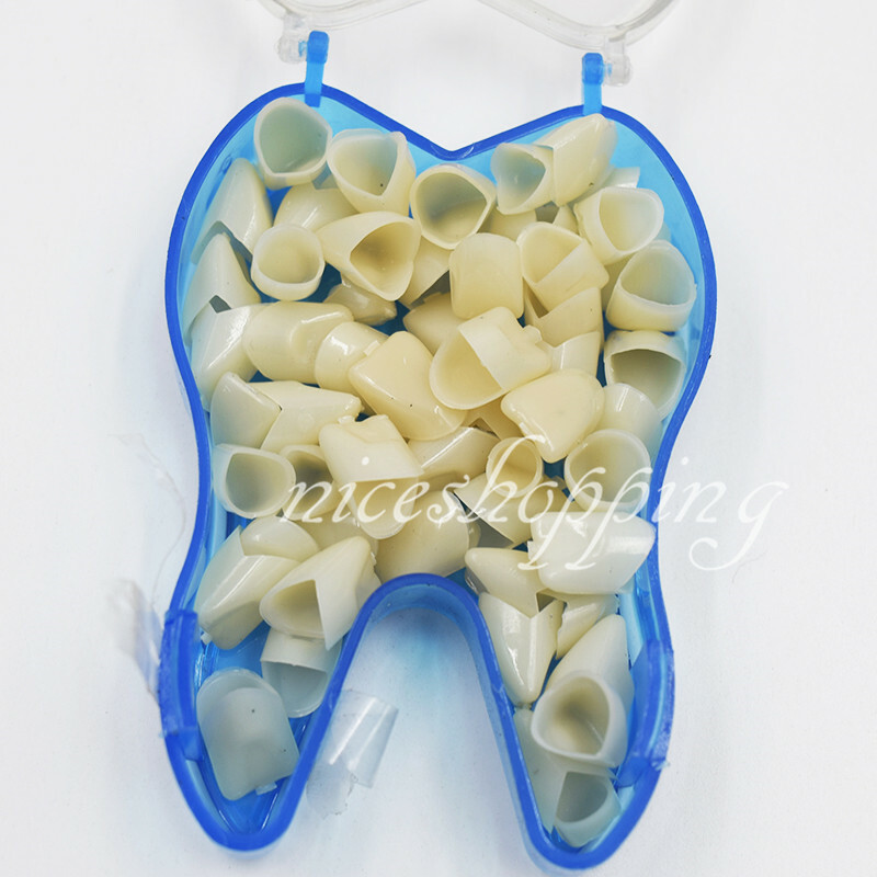 1 Box 50 Dental Temporary Crown Material Anterior Teeth Molar Tooth Porcelain