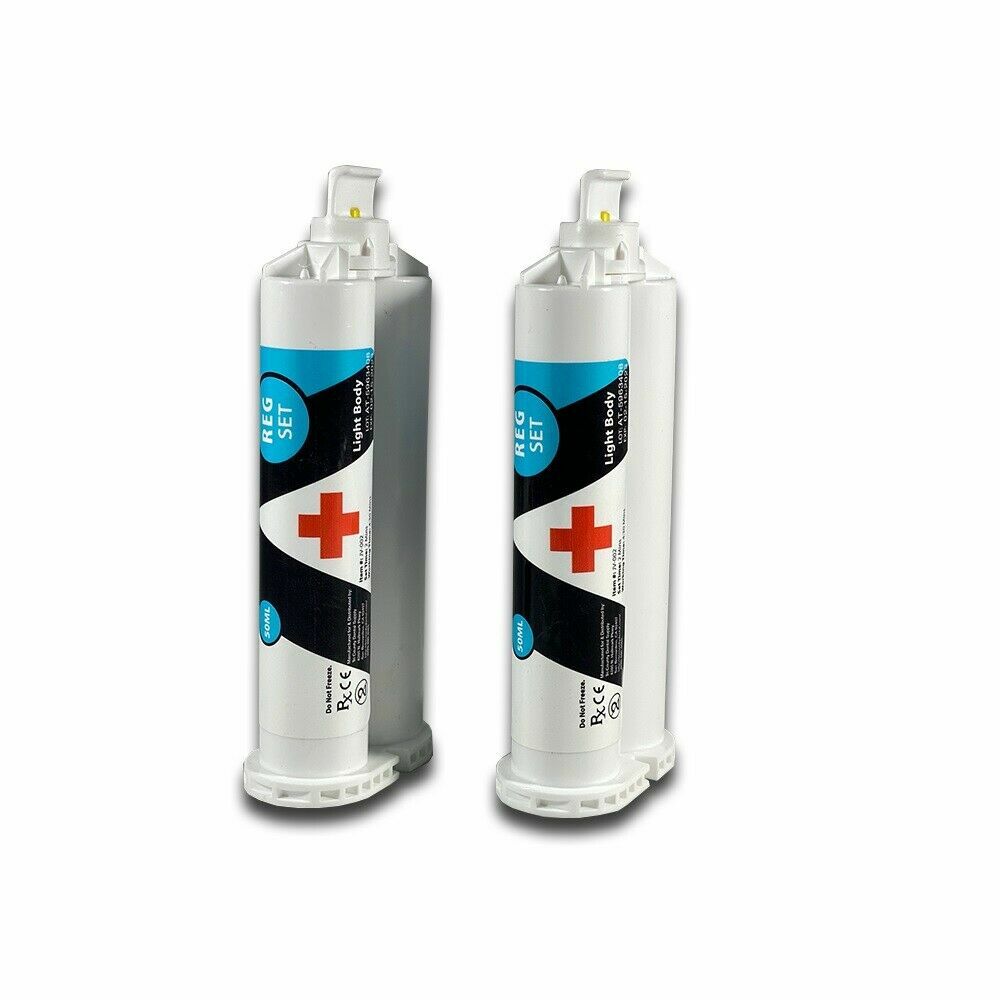 REDLAND Impression Material VPS Light Body Regular Set 4 x 50ml + 8 Tips