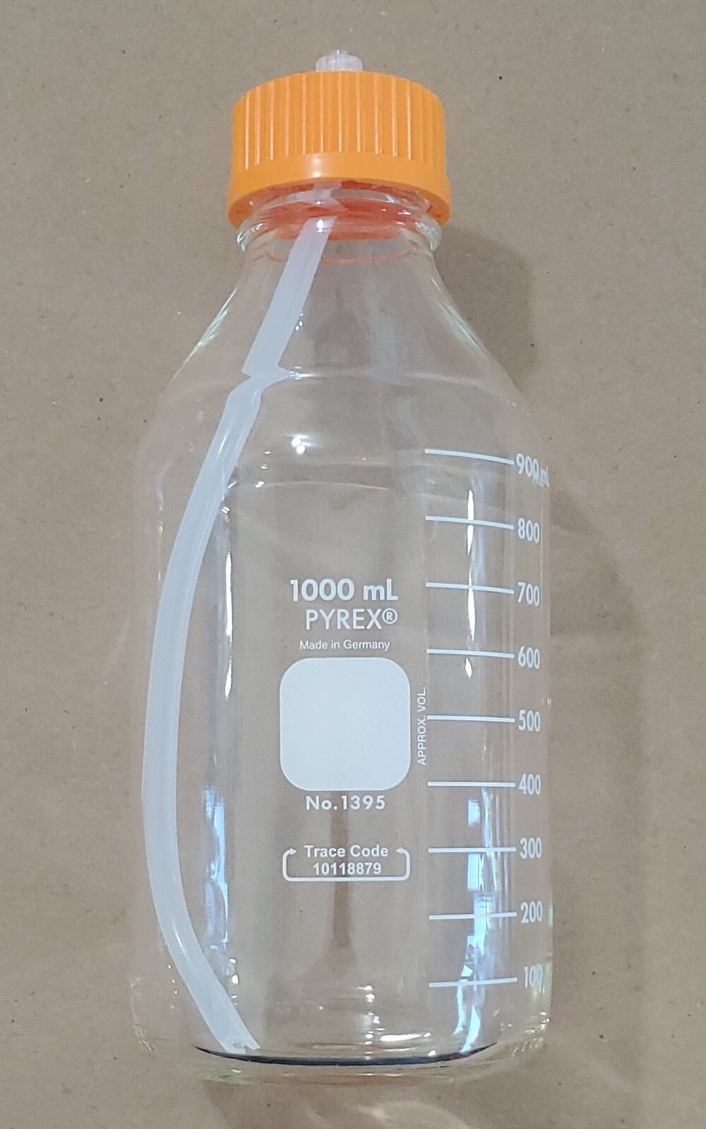 *BRAND NEW* PYREX 1395 1000 mL Glass Round Media Storage Bottle 1L + Warranty!