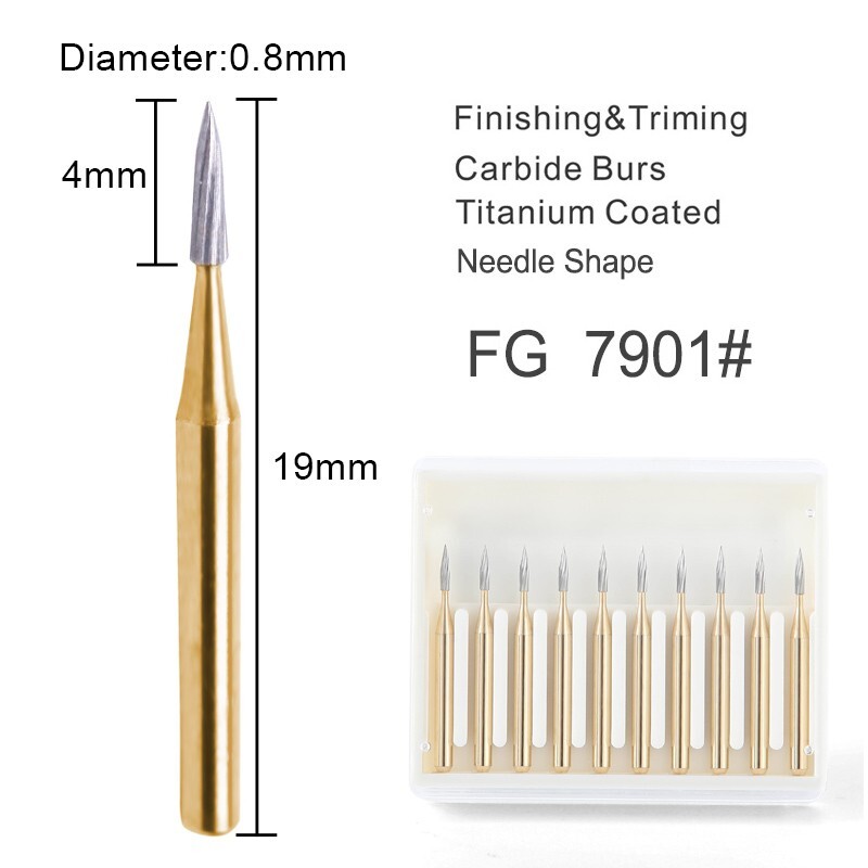 USA Dental Diamond Burs/Tungsten Carbide Burs Endo Burs for High Speed Handpiece