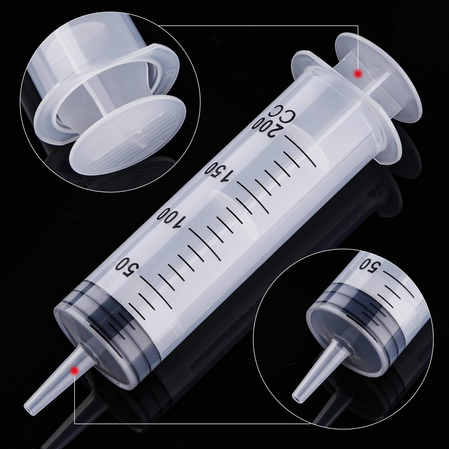 Safe and Sterile 4 Pack Measuring Tools – 200 ml for Garden and Industrial Use