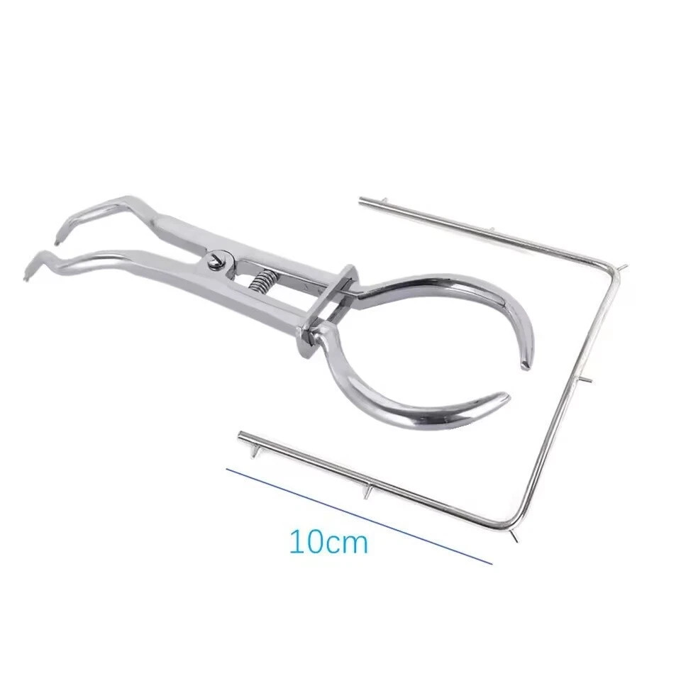 Dental Lab Rubber Dam Frame Punch Template Clamps Forcep Plier Instrument Kit