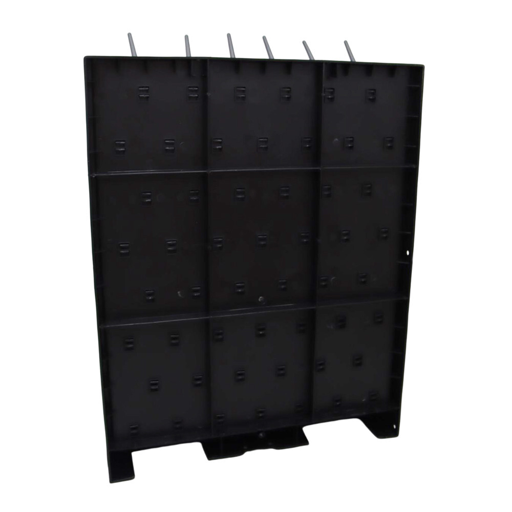 52-Pegs PP Drying Rack Single Side Cleaning Board for Test Tubes Flasks Draining