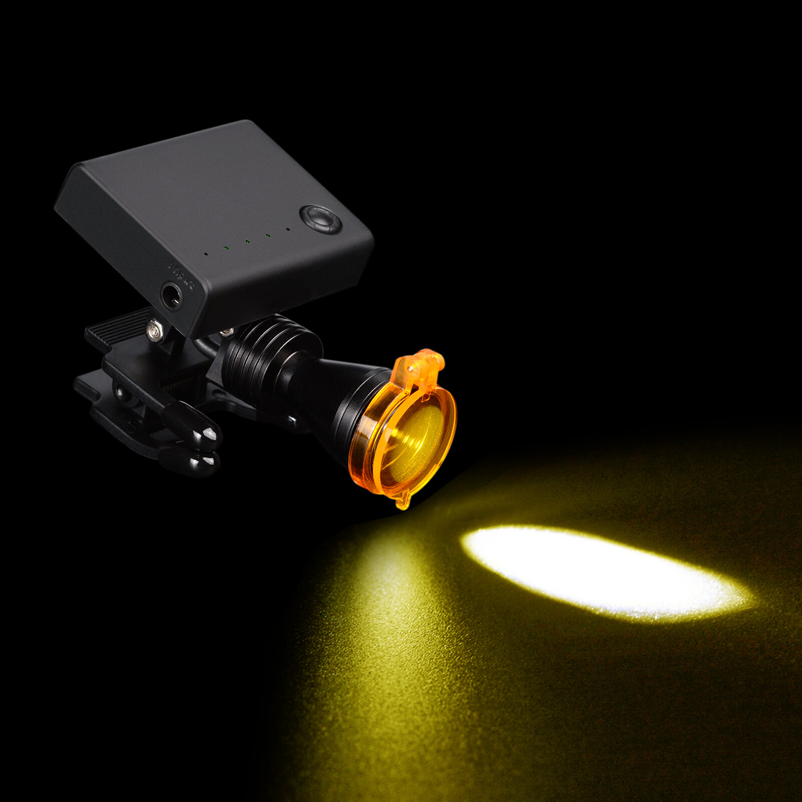 5W Wireless Dental LED Headlight Lamp with Filter for Medical Binocular Loupes