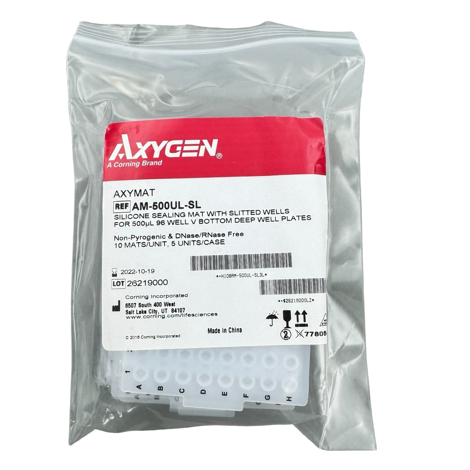 Axygen AM-500UL-SL AXYMAT 96 Well Silicone Sealing Mat