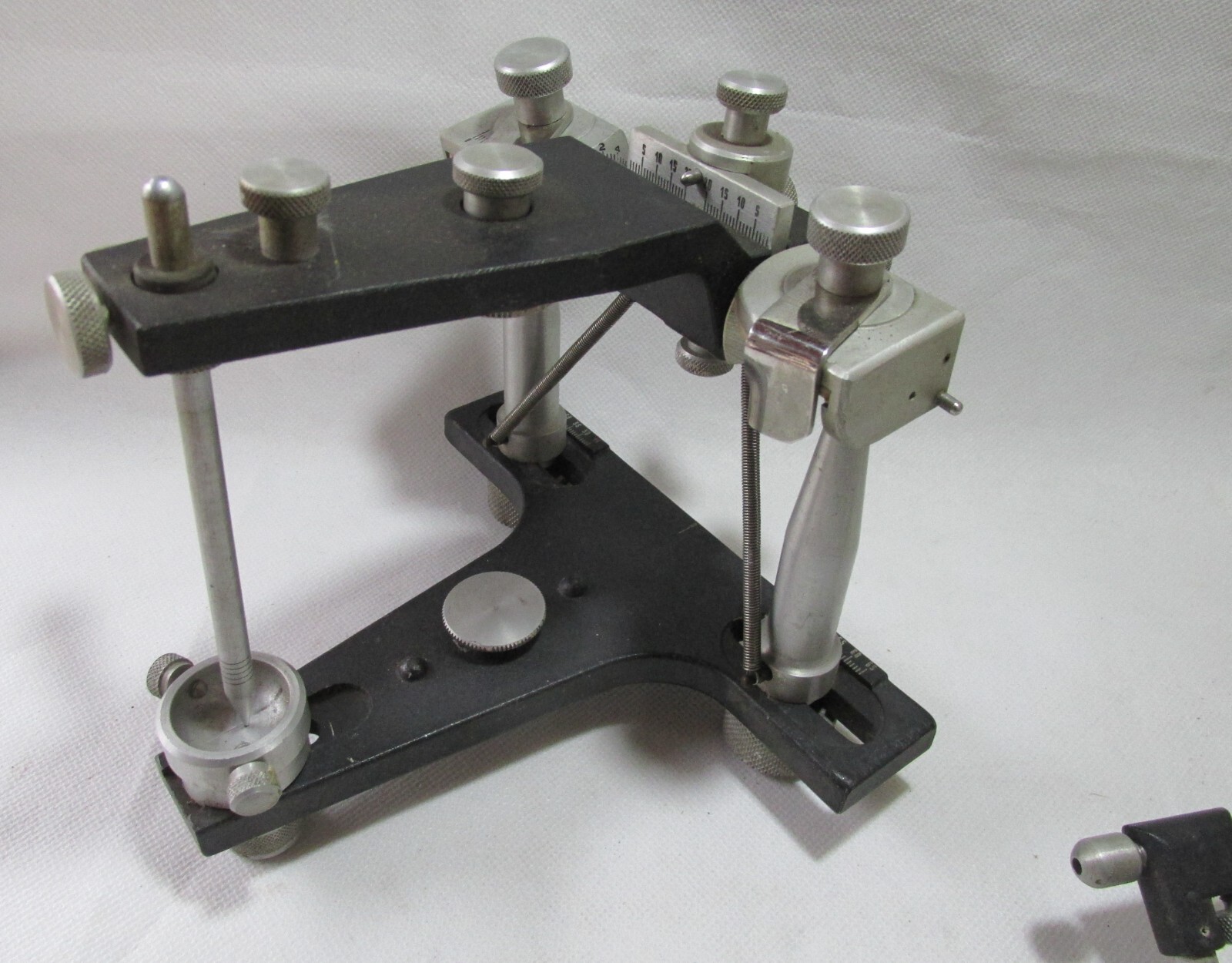 NICE USED SEMI ADJUSTABLE SPECIAL DENTAL ARTICULATOR «ESCUDO» MADE IN ARGENTINA