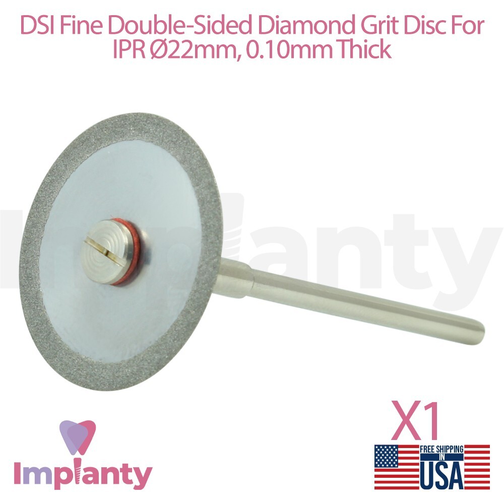 Dental Fine Double Sided Diamond Coated Grit Separator IPR Flexible Disc Ø22mm