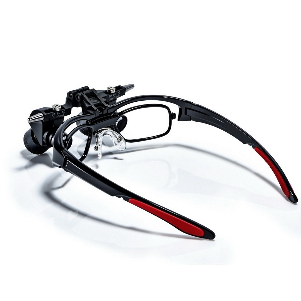 5.0 X Dental Ergo Loupes Medical Surgical Magnifier Binocular LED Head Light