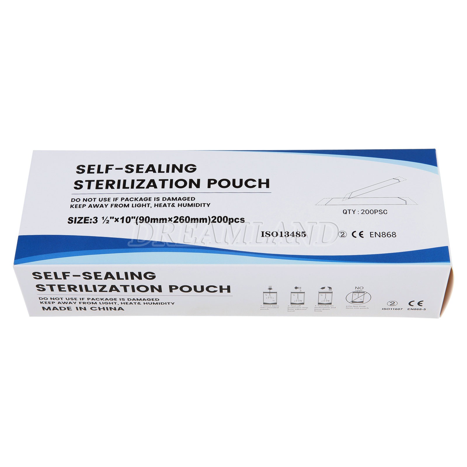Sterilization Pouches – Self-Sealing Autoclave Bags for Medical, Dental, Tattoo