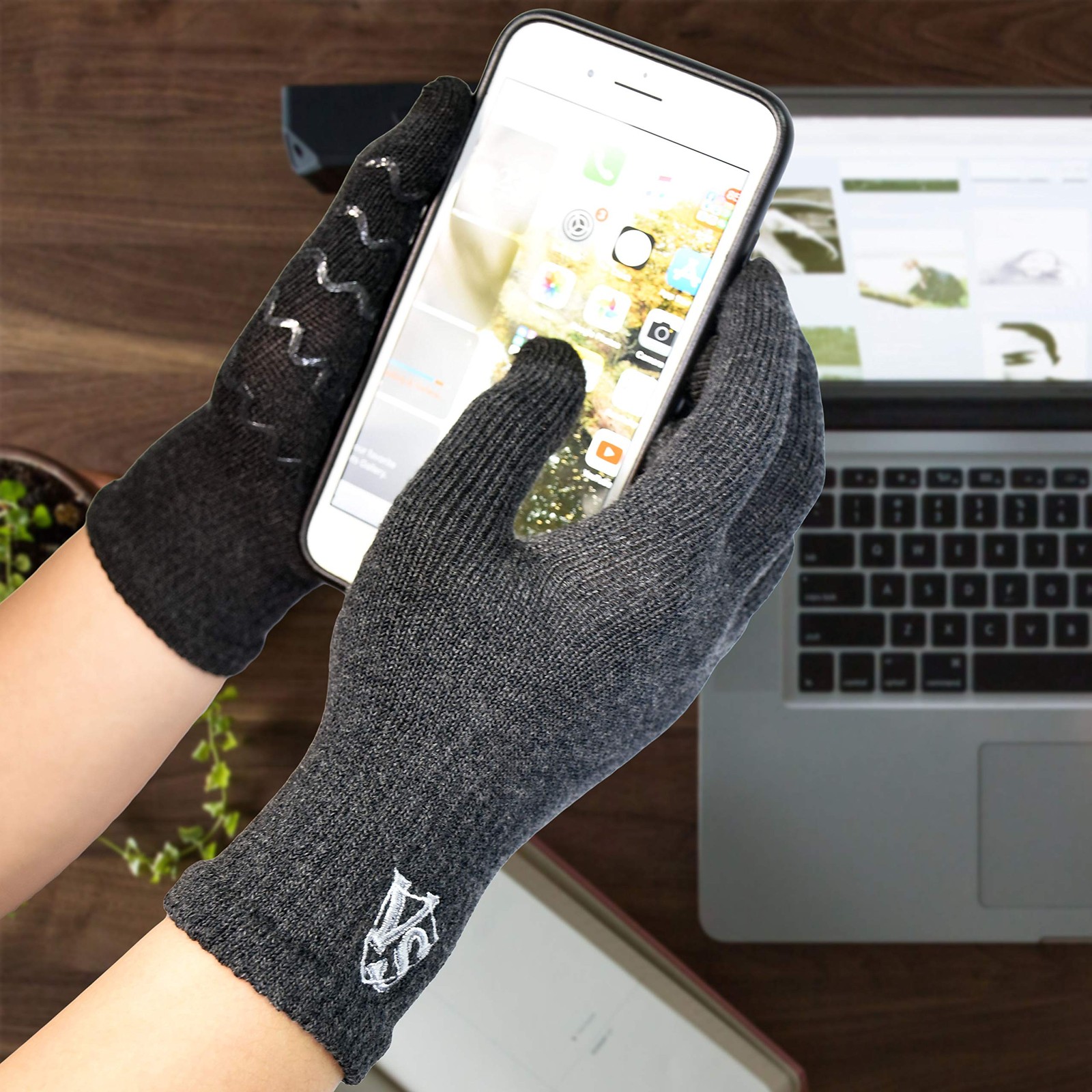 Vs Vital Salveo Vital Salveo Full Finger Touchscreen Arthritis Gloves Nonslip