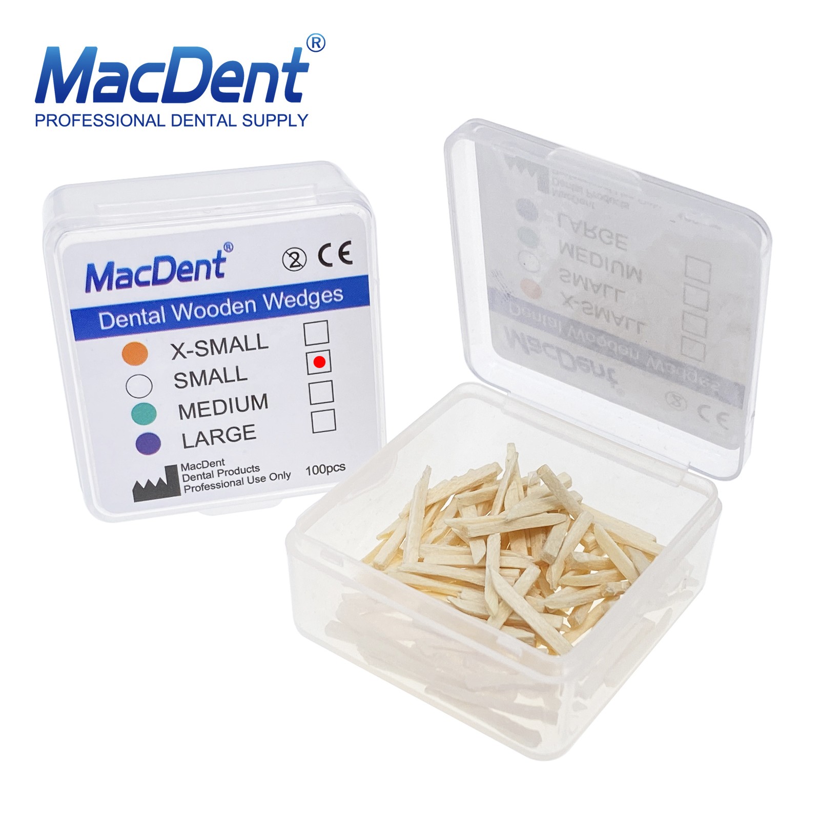 Dental Wooden Wedges Interdental Restoration Contoured Wood Matrices Wedge