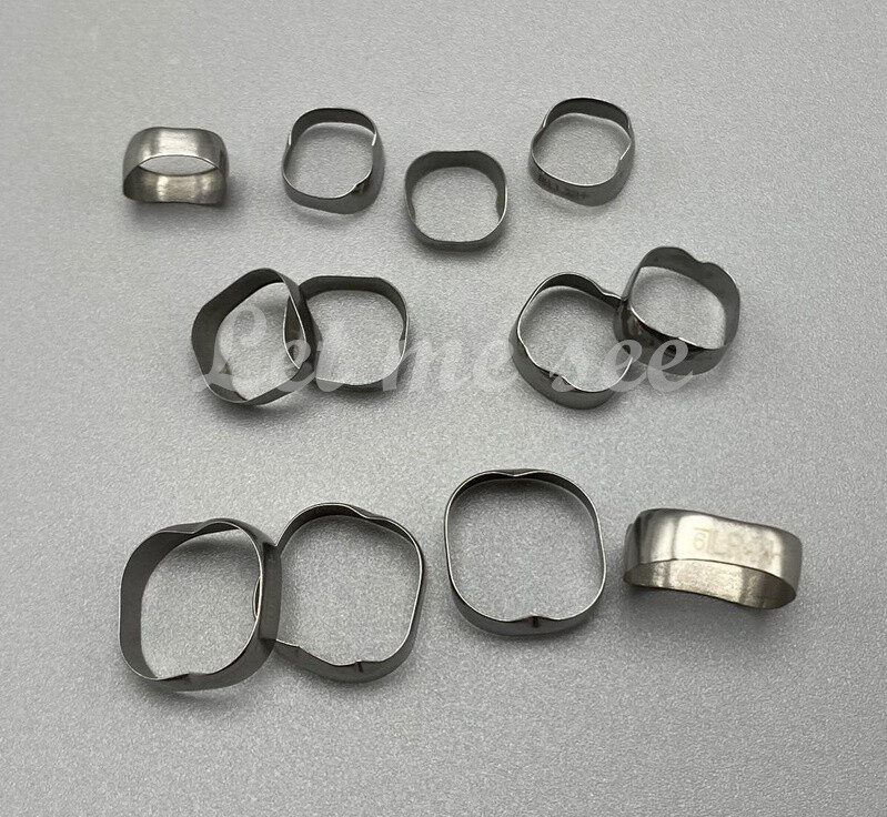 1Bag Dental Orthodontic 1st Plain Molar Bands Buccal Tube Cleats Roth022 #29-44+