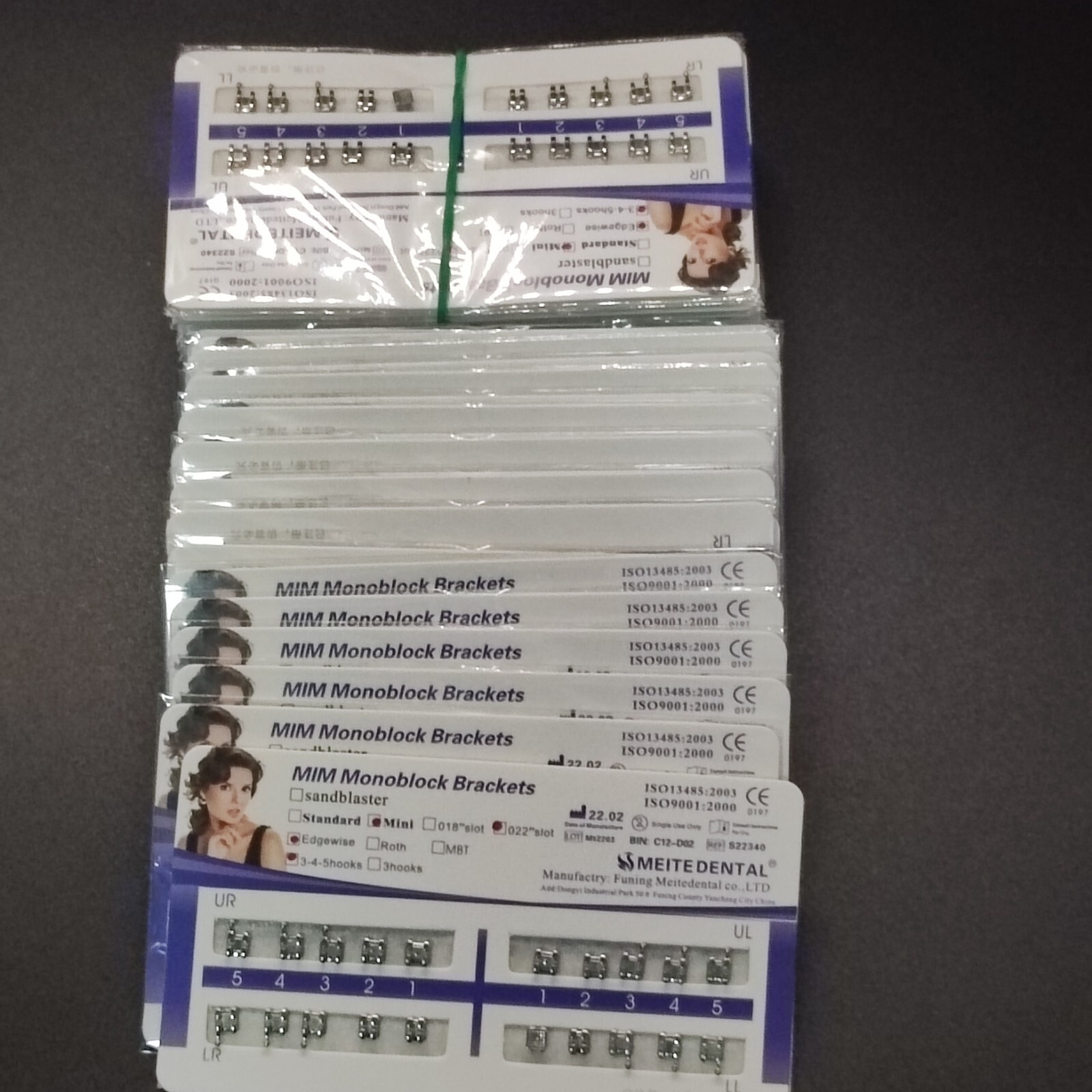20 Sets Dental Brackets Odontologia Teeth Braces Mini Edgewise 022 345 Hooks MIM