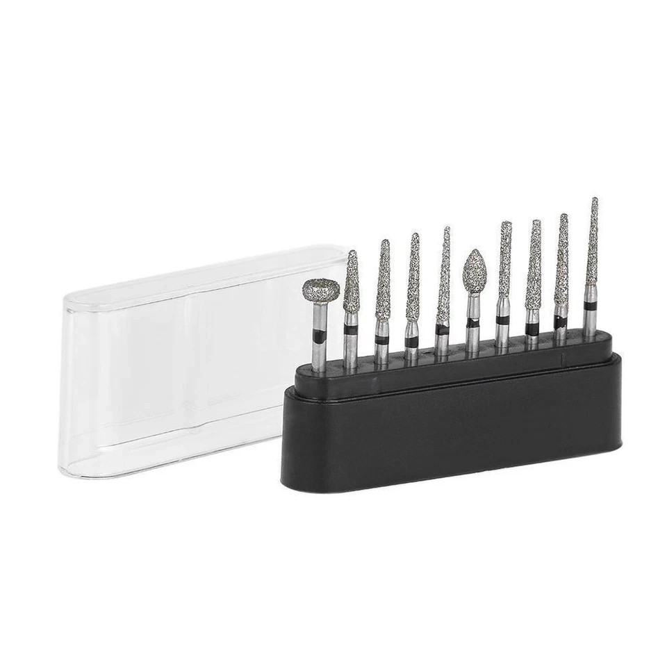 Dental Diamond Burs Kit Polishing for High Speed Handpiece FG 101-FG 117 FG Bur