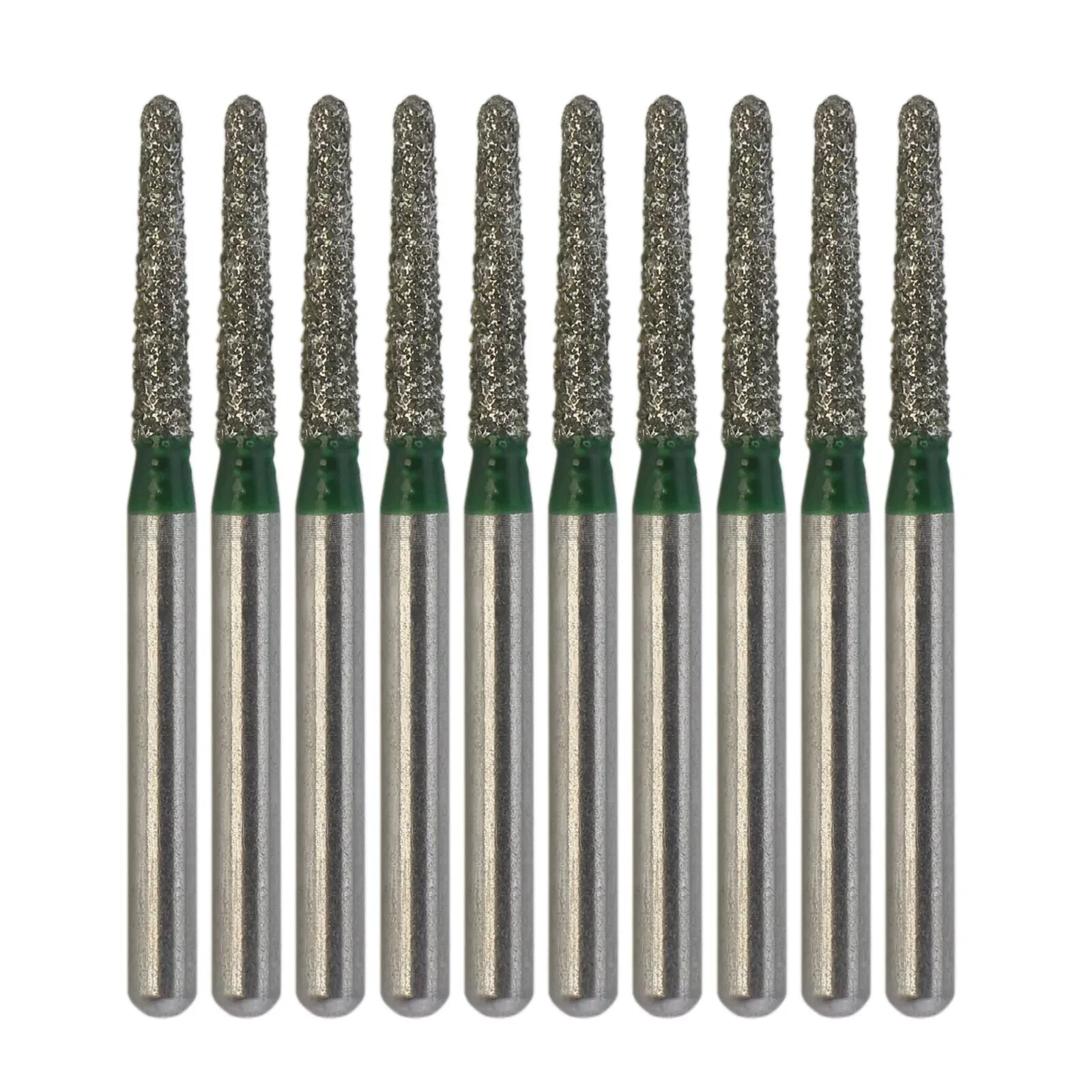 Dental Diamond Burs Round End Taper 856/014C Coarse Green FG High Speed Burr