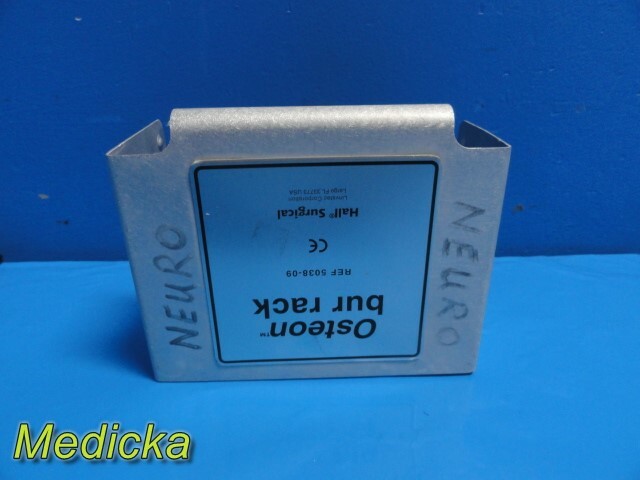 Conmed Linvatec Surgical Osteon Assorted NEURO BURS W/ Bur Rack (1.5-5mm) ~23720