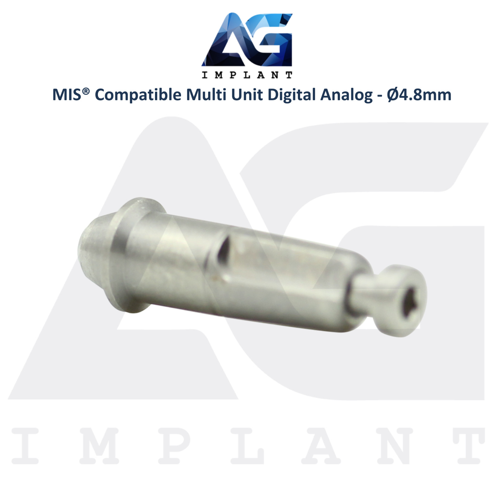 x10 Multi Unit Digital Dental Analog Ø4.8mm MIS® Compatible System Lab