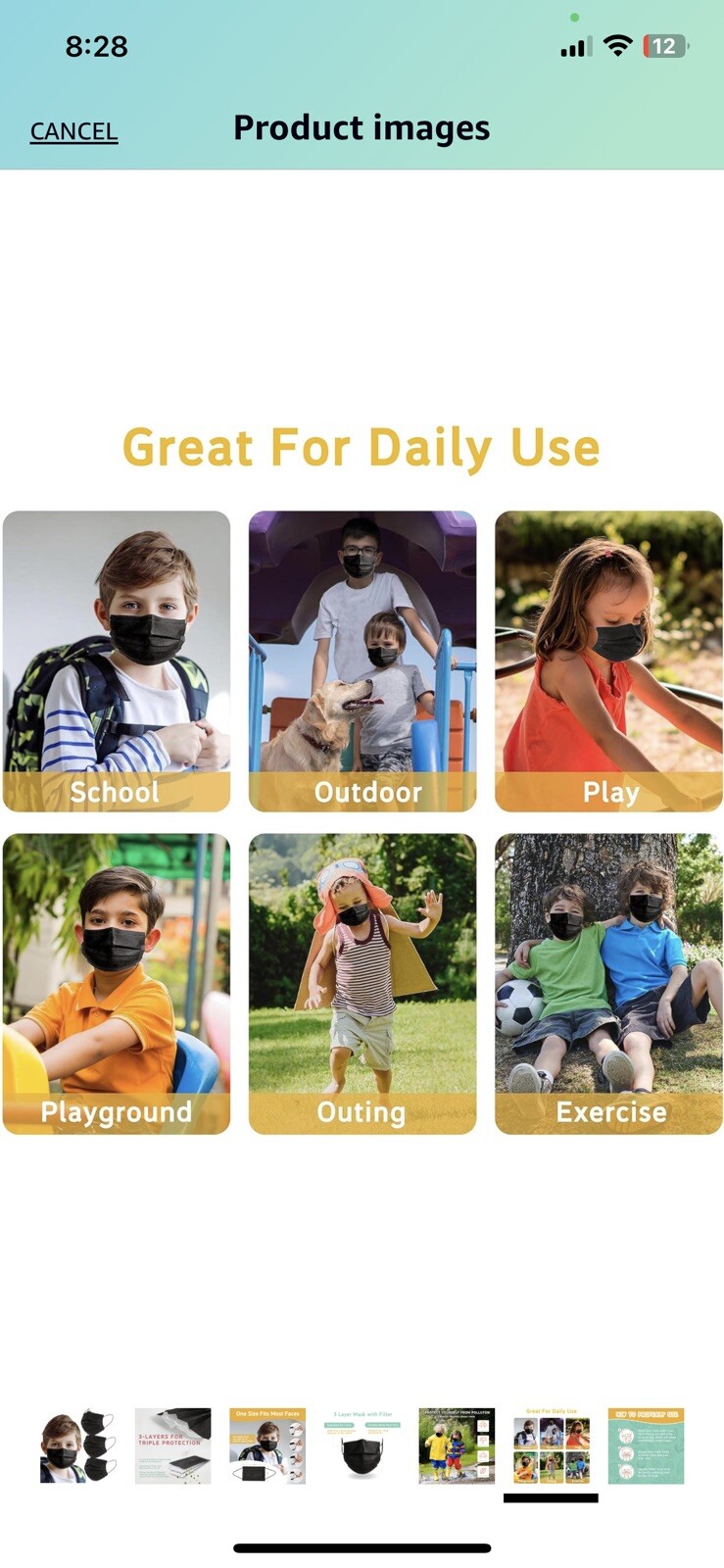 Disposable Child Protective Mask