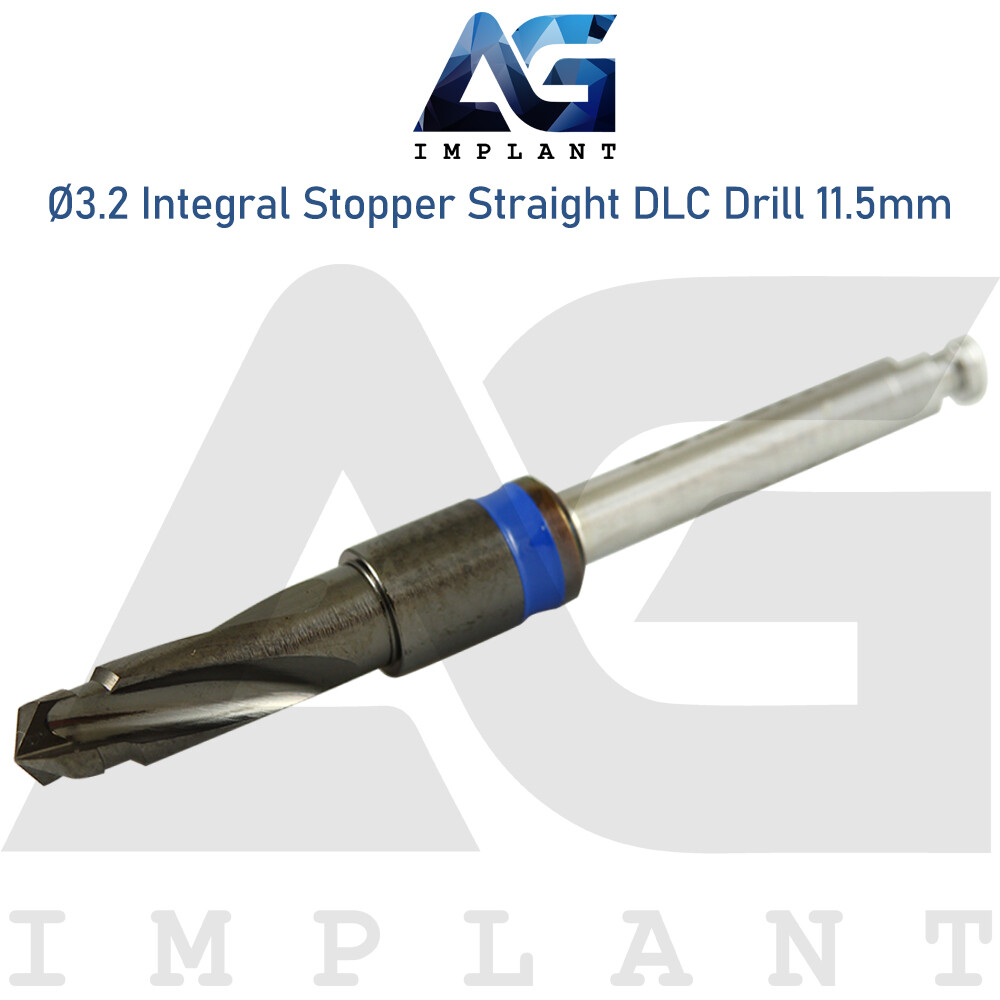 Ø3.2 Integral Stopper DLC Drill External Irrigation Step And Stop Tool Carbon
