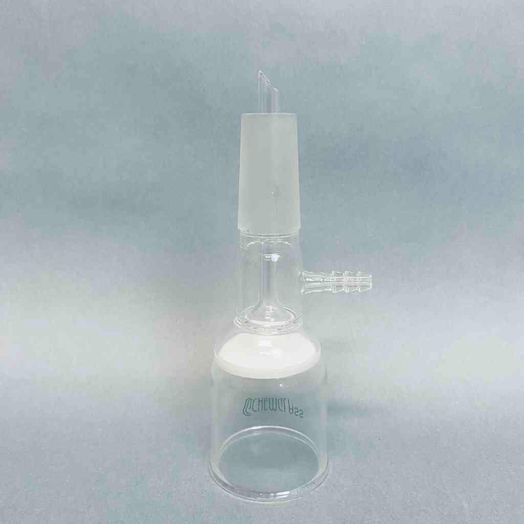 Chemglass Buchner Filter Funnel 60 ml 24/40 Lower Vaccum Assembly Fine Frit
