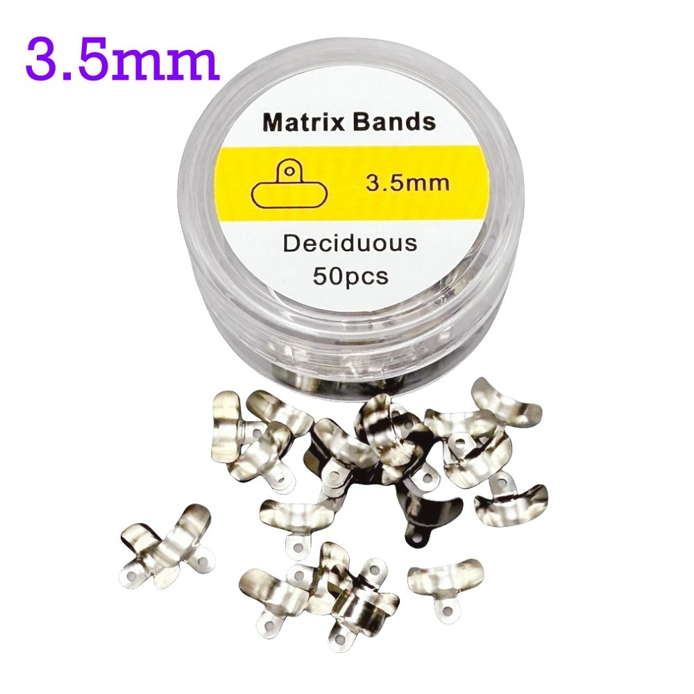 Dental Matrix Bands Ring Sectional Matrice M4 Matrix 50pcs Matrices Matrix Plier