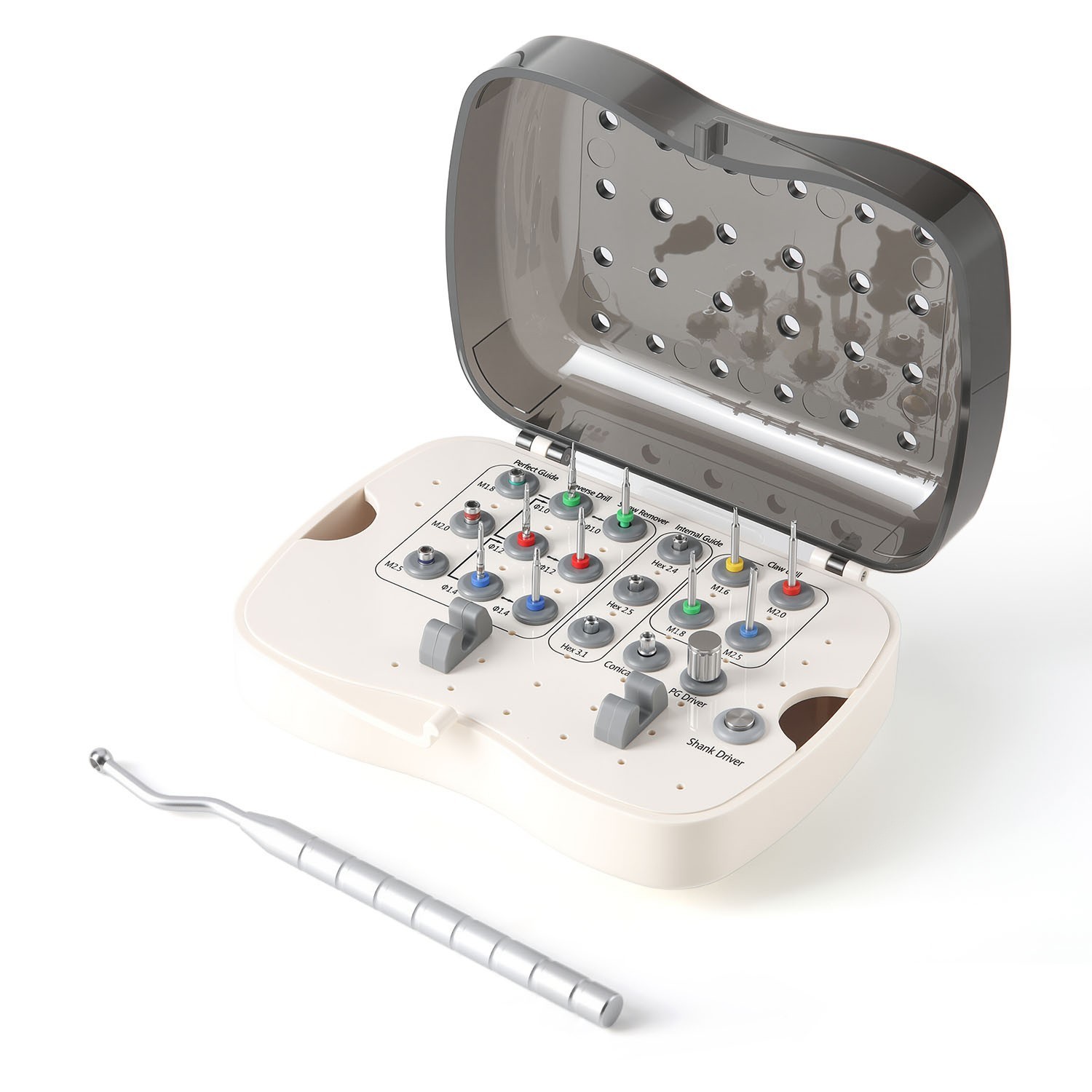 Dental Implant Broken Screw Remove Surgical Kit Drill Instrument