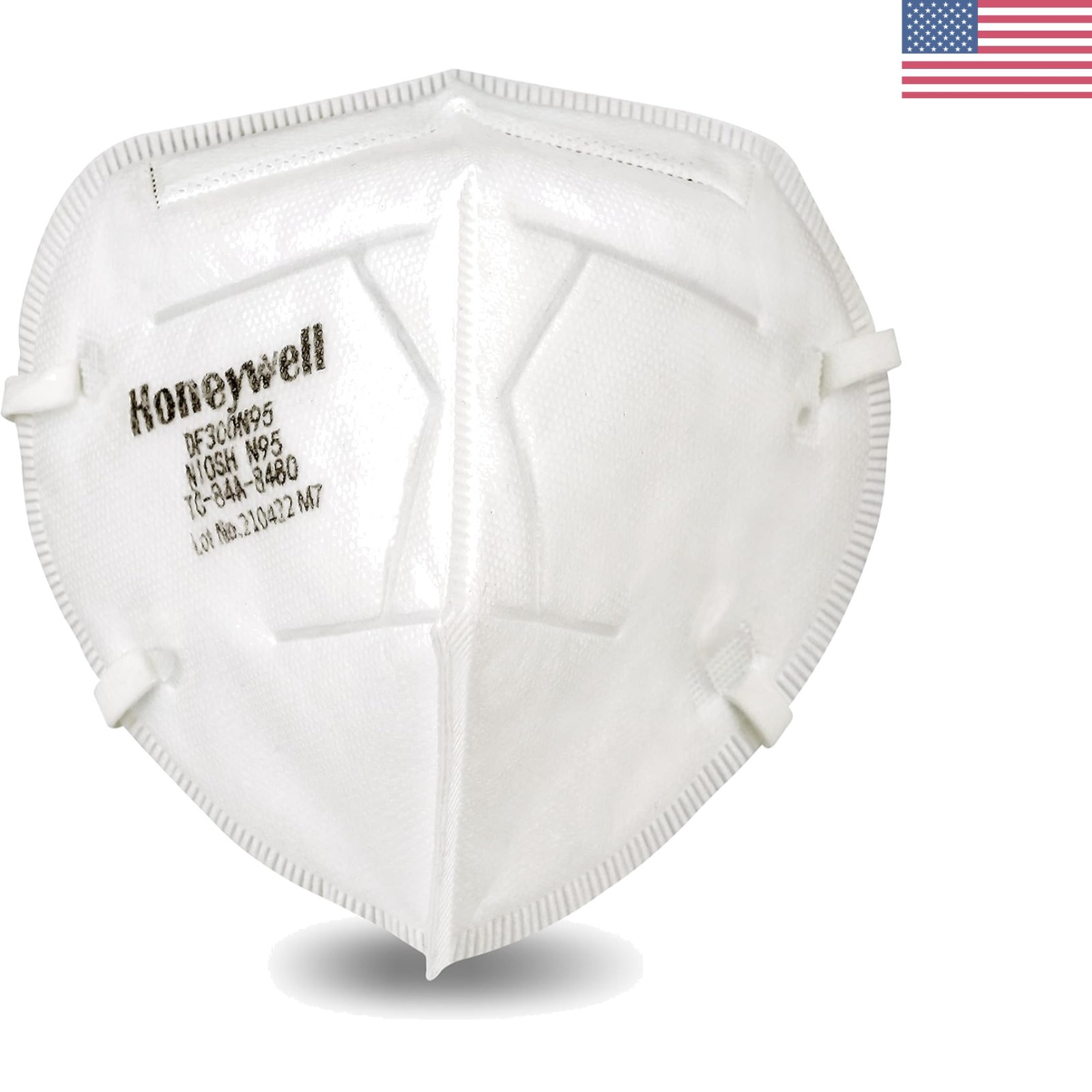 NIOSH Approved DF300 N95 Masks – Flatfold Disposable for Easy Storage (50-Count)