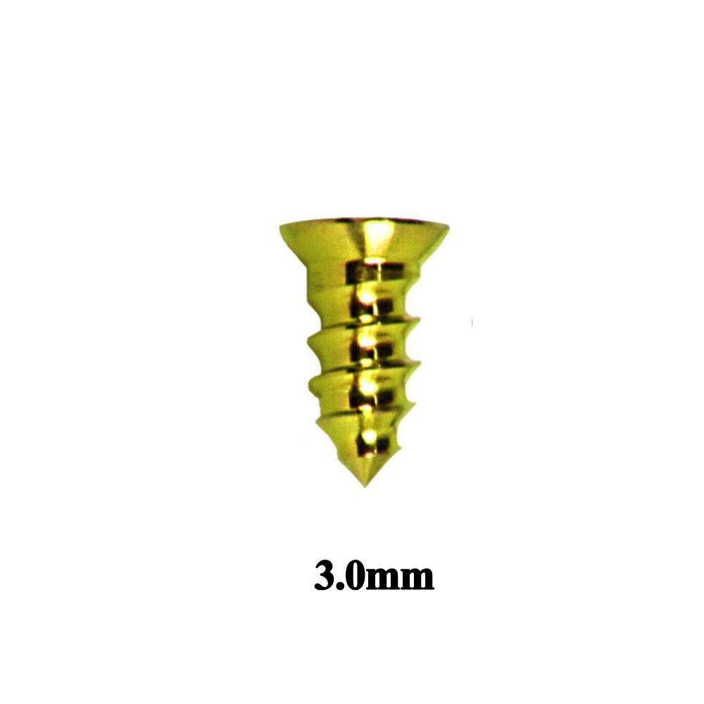 5pcs Dental GBR Bo ne Screw Ø1.4mm Surg ical Membrane Fixation