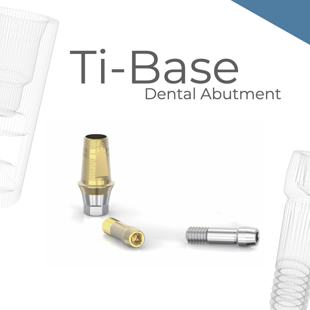 Titanium Ti-base Dental abutment for Zirconia Crown «We have ALL Implant SYSTEM»