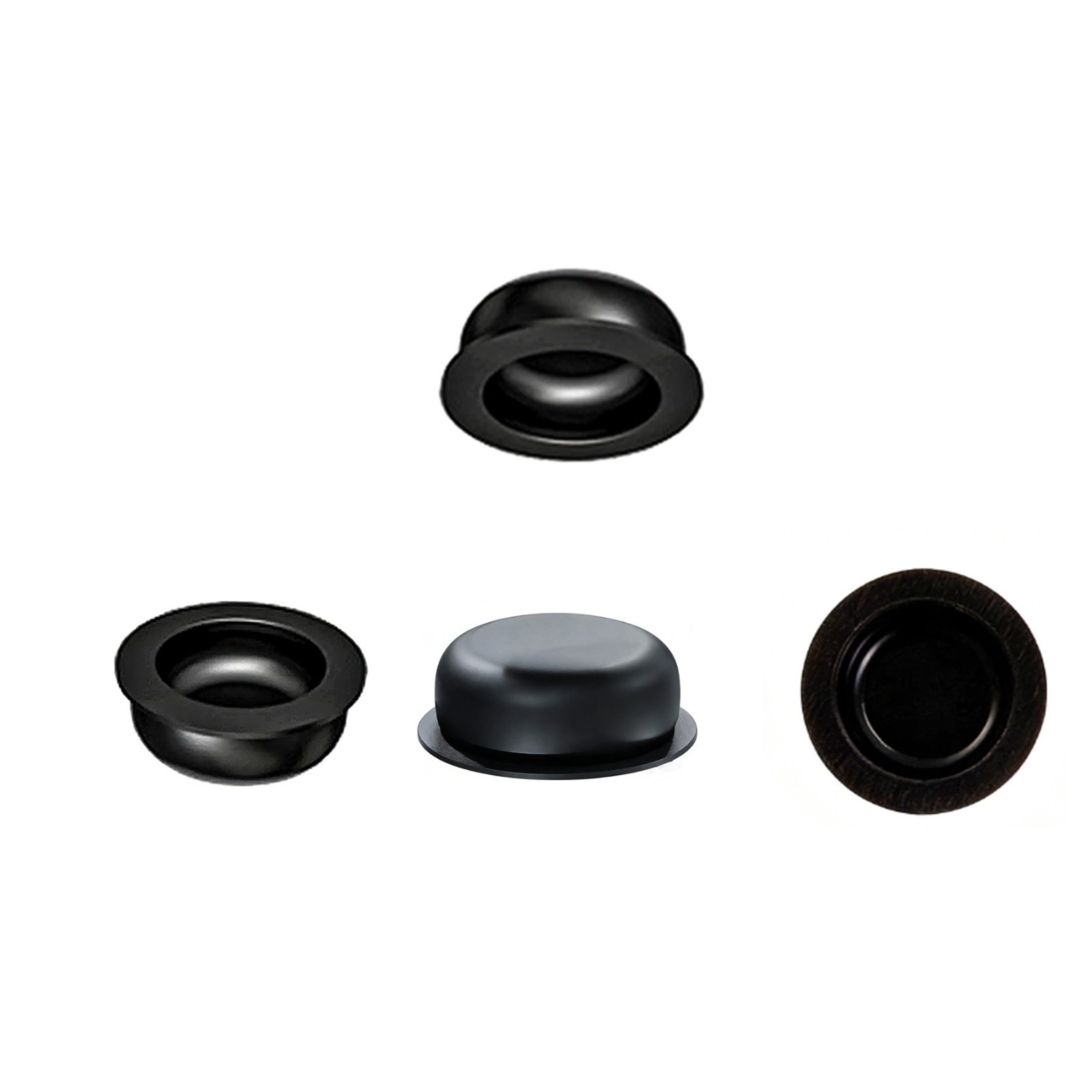 4Pcs fits Zest Locator Processing Retention Replacement Inserts Caps Black lab