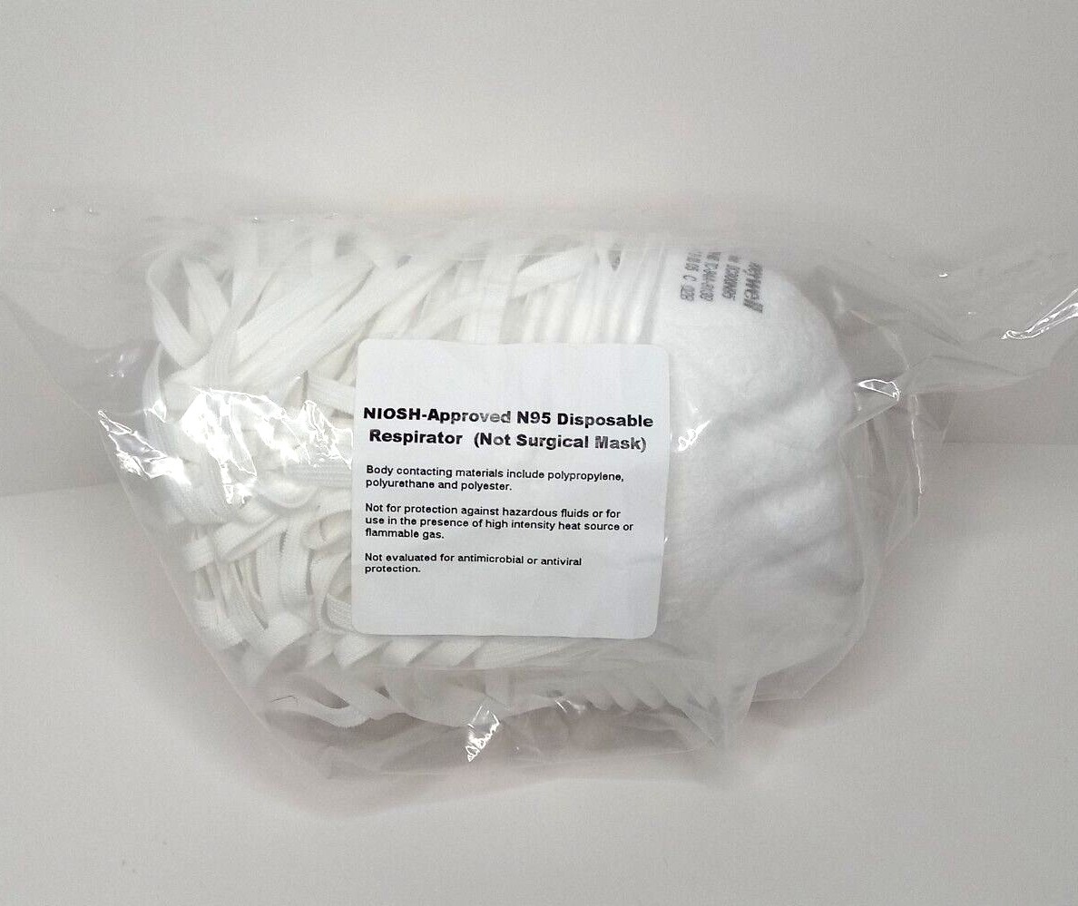 Honeywell N95 NIOSH Face Masks CASE of 300 Respirators DC300N95 NEW