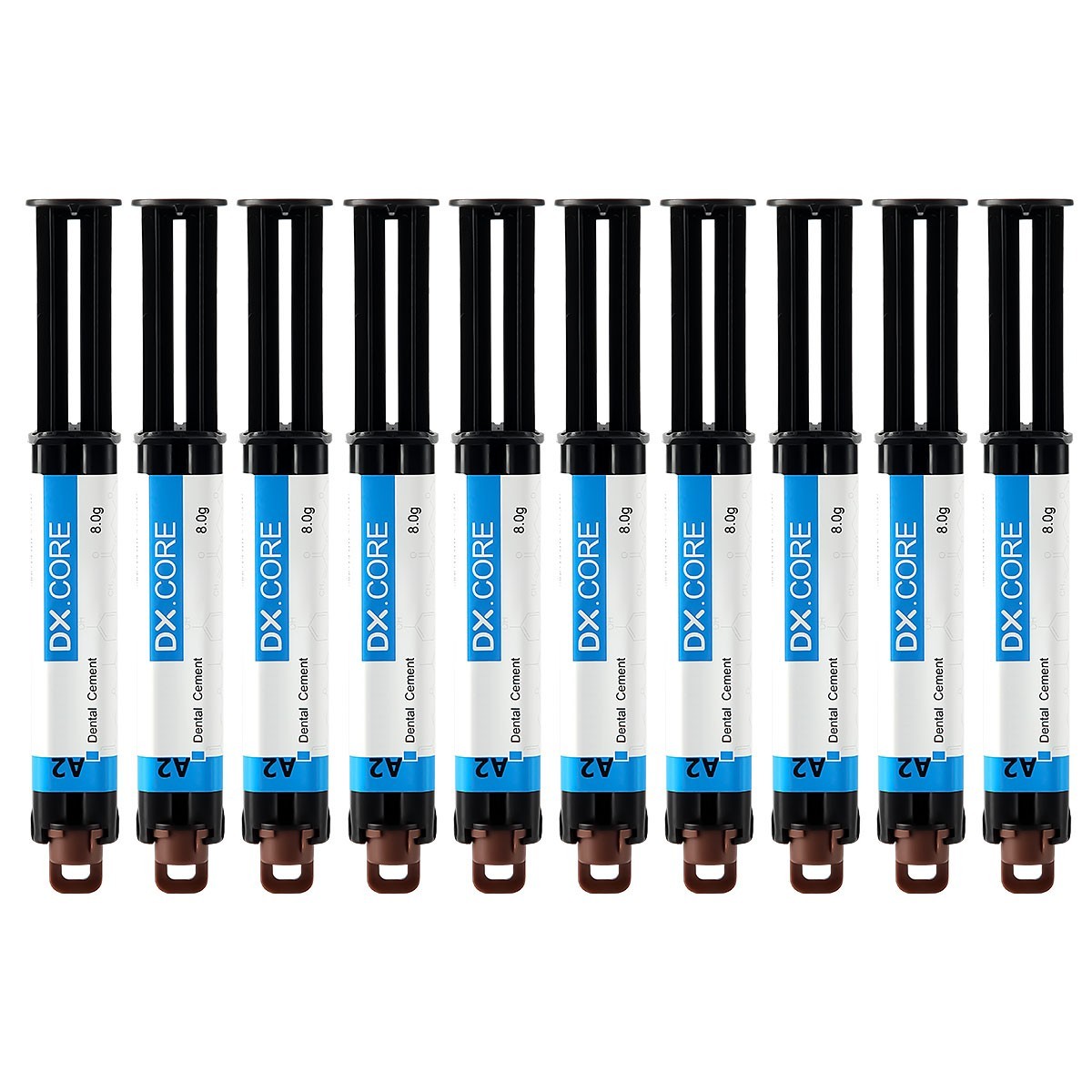 Dentex Dental Dual Cure Flowable Composite Resin A2 Core Build Up Syringe