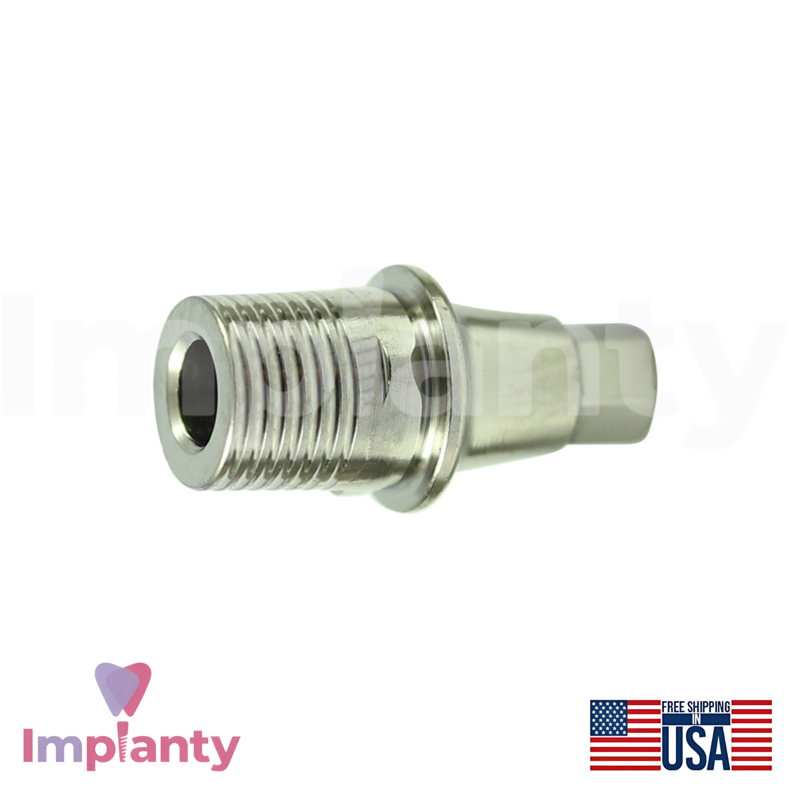 10x Neodent GM Compatible Titanium Base Ø4.5mm Prosthetic Grand Morse Connection