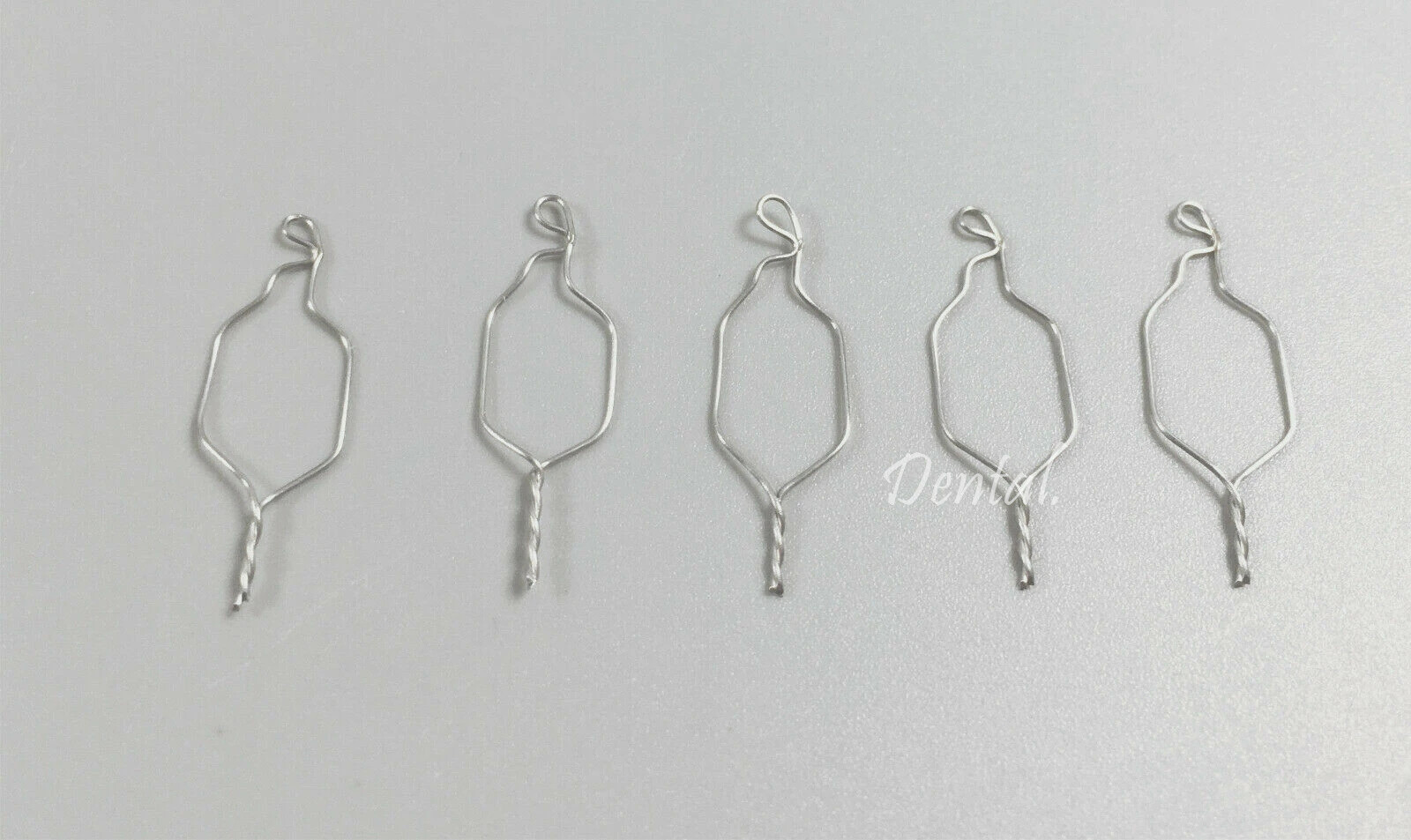 Dental Orthodontic Kobayashi Wire Metal Preformed Ligature Ties Short Twisted
