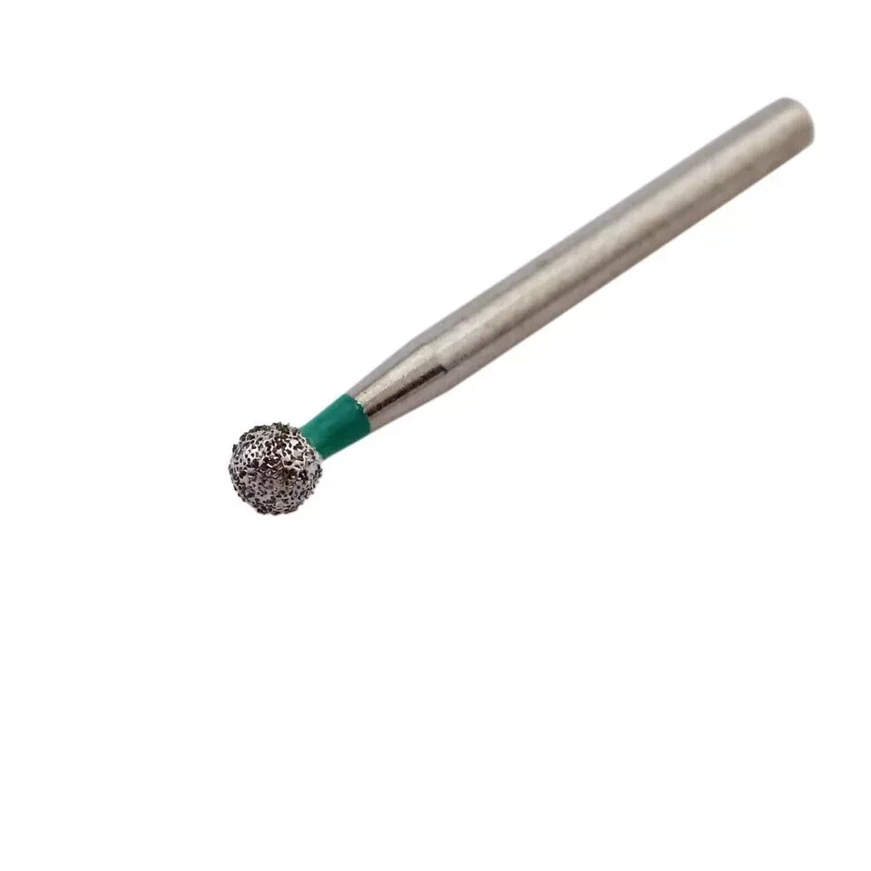 10Pcs/Pack Dental Diamond Burs FG Round Ball 801/023C Coarse Grit High Speed