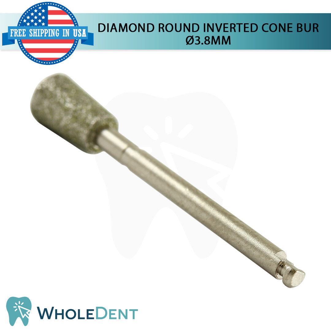 Diamond Bon Shape & Cutting Sur gical Round Cone Head Bur Ø3.8mm Dental Im plant
