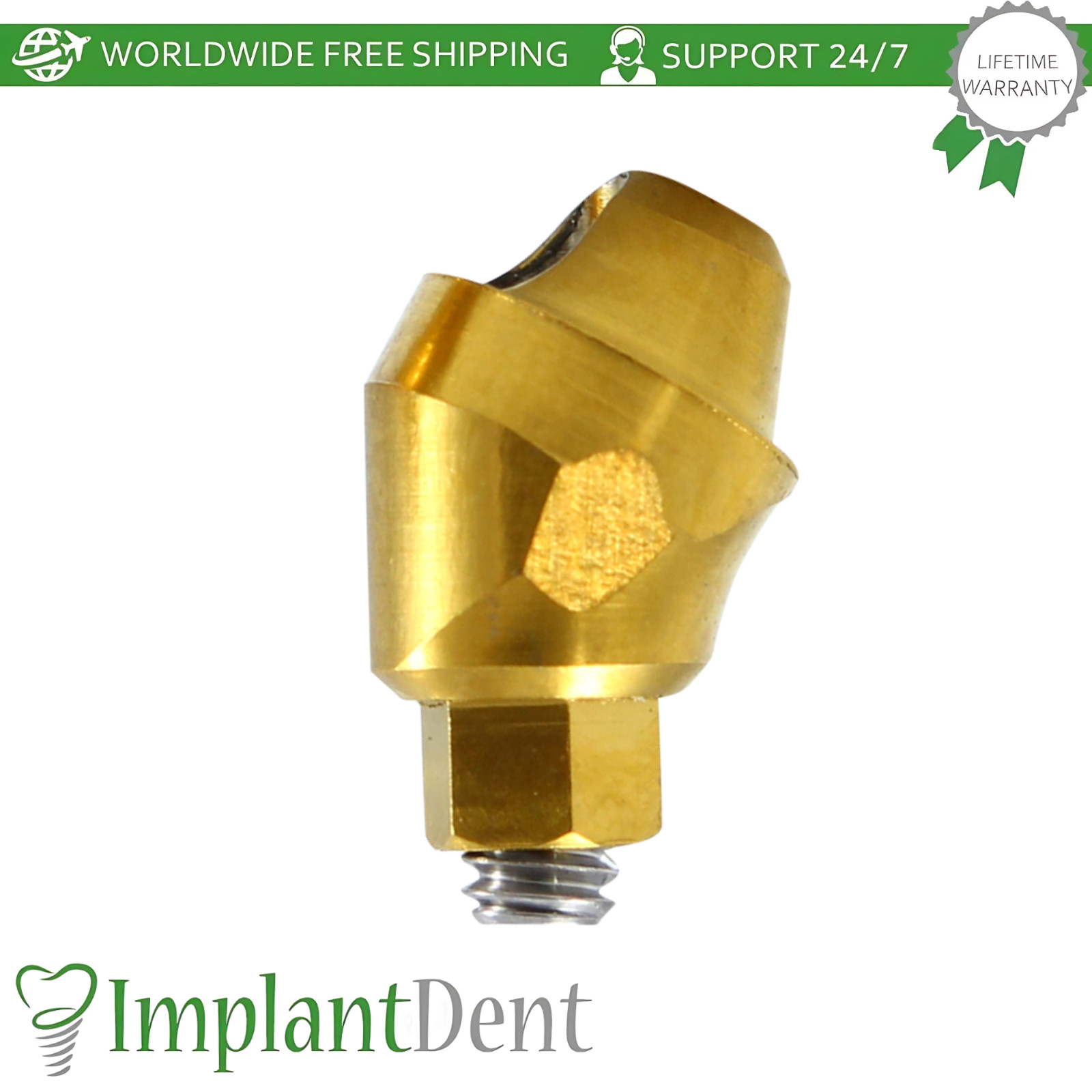 Angulated Multi Unit 1.6 CAD/CAM Set 30° Ø4.9mm Int Hex 2.42mm Dental Prosthetic