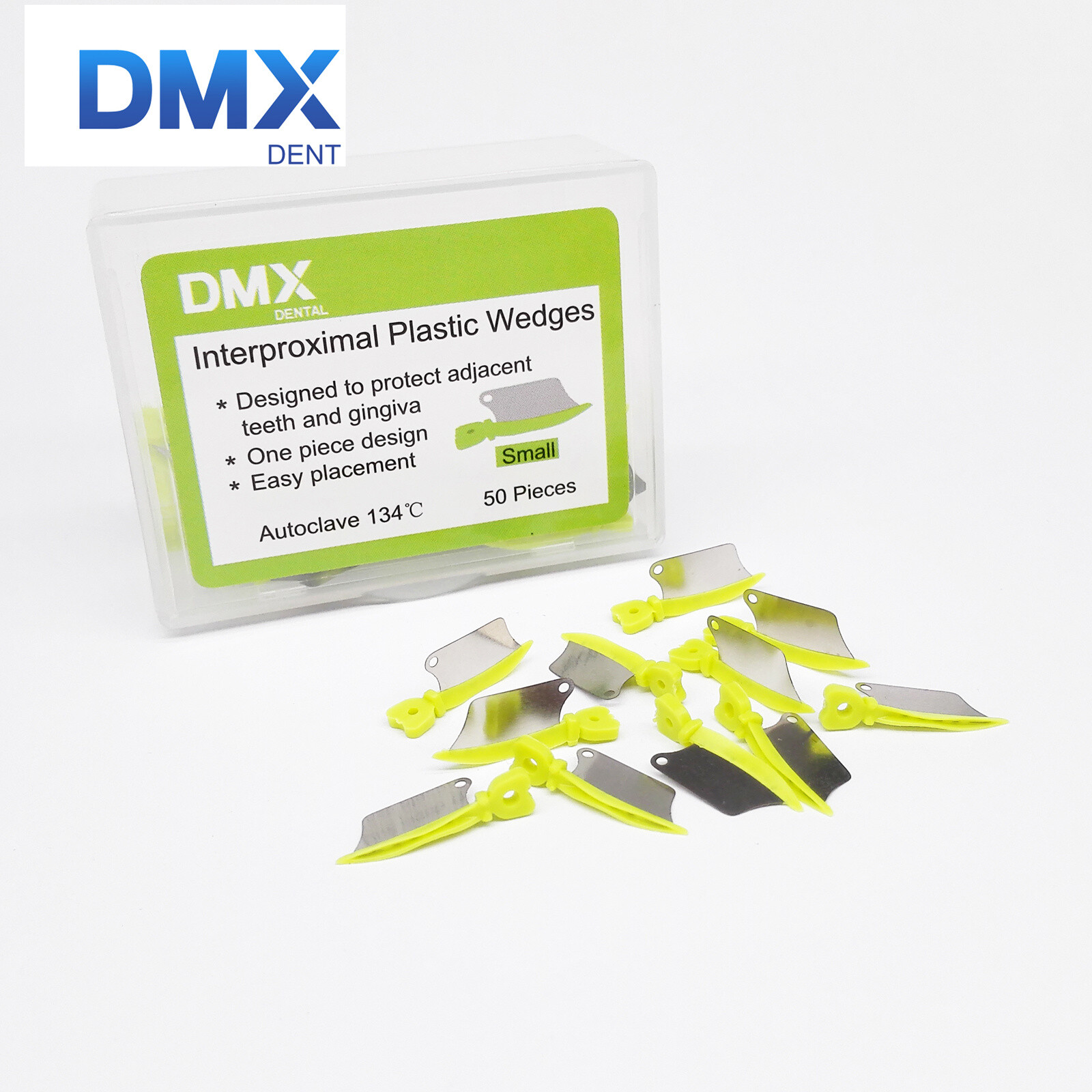50x Dental Matrix Fender Wedges Prep Interproximal Diastema Wedge Guard L/M/S
