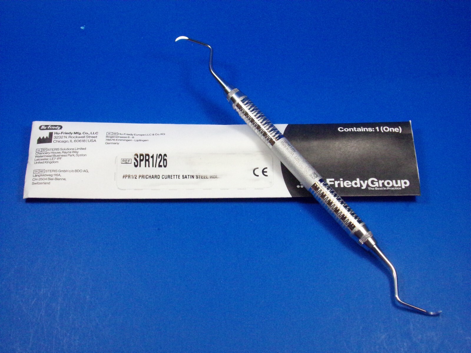 Dental PR1/2 Prichard Periodontal Surgical Curette SPR1/26 HU FRIEDY
