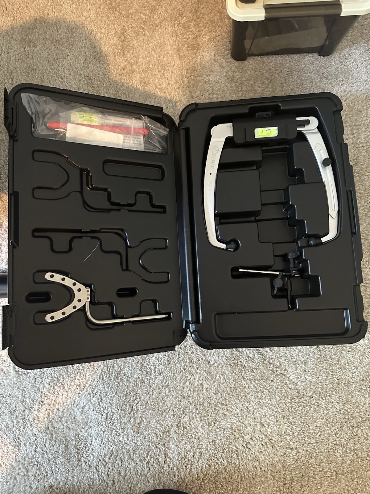 Denar Slidematic Facebow Dental Articulator Lab Dentist Equipment with Case