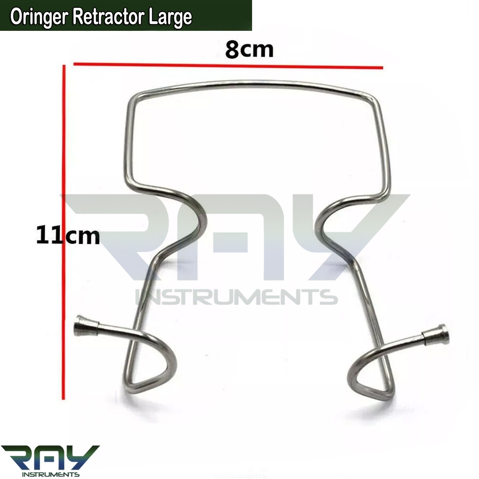 3 Pcs Oringer Retractor Small, Medium, Large Mouth Opener Metal Wire Retractors