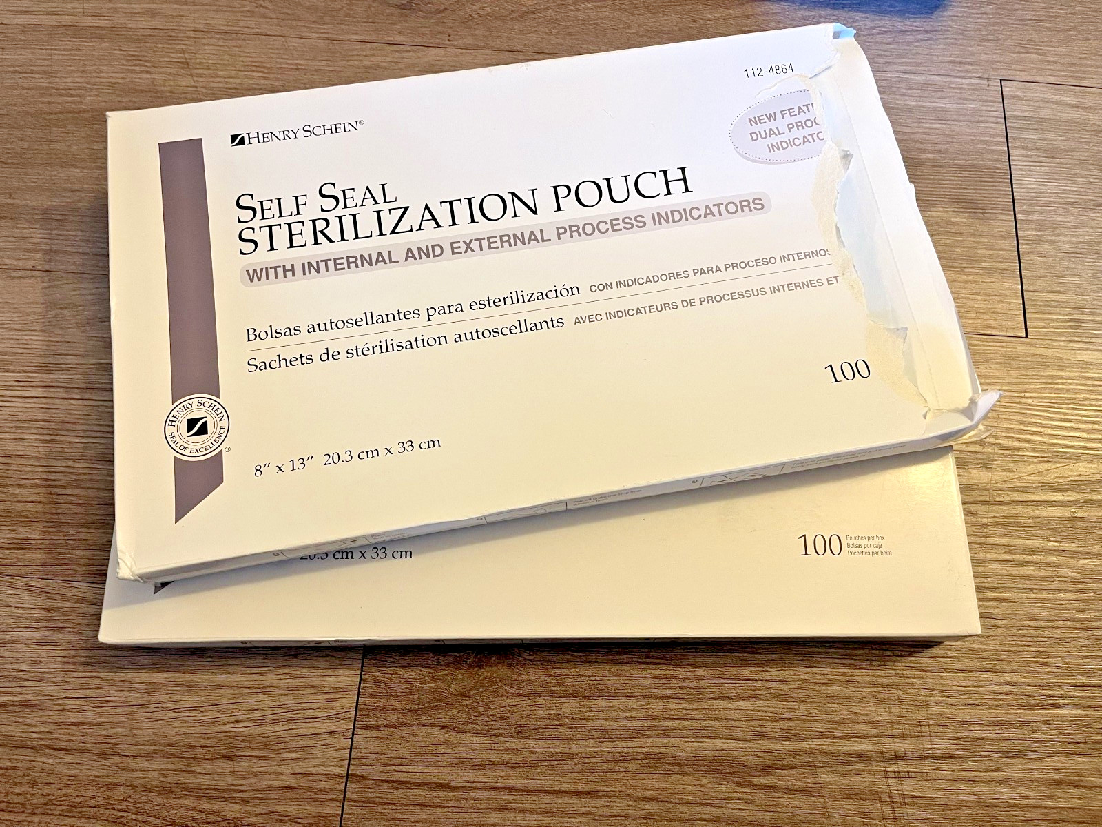 Assortment Sterilization Pouches Henry Schein Maxima Dentsply Autoclave Bags Lot