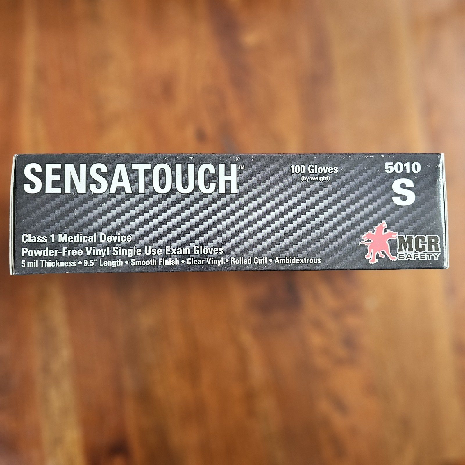MCR Sensatouch 5010S 5ml Single Use Powder free Vinyl Gloves 1 box Free Shipping