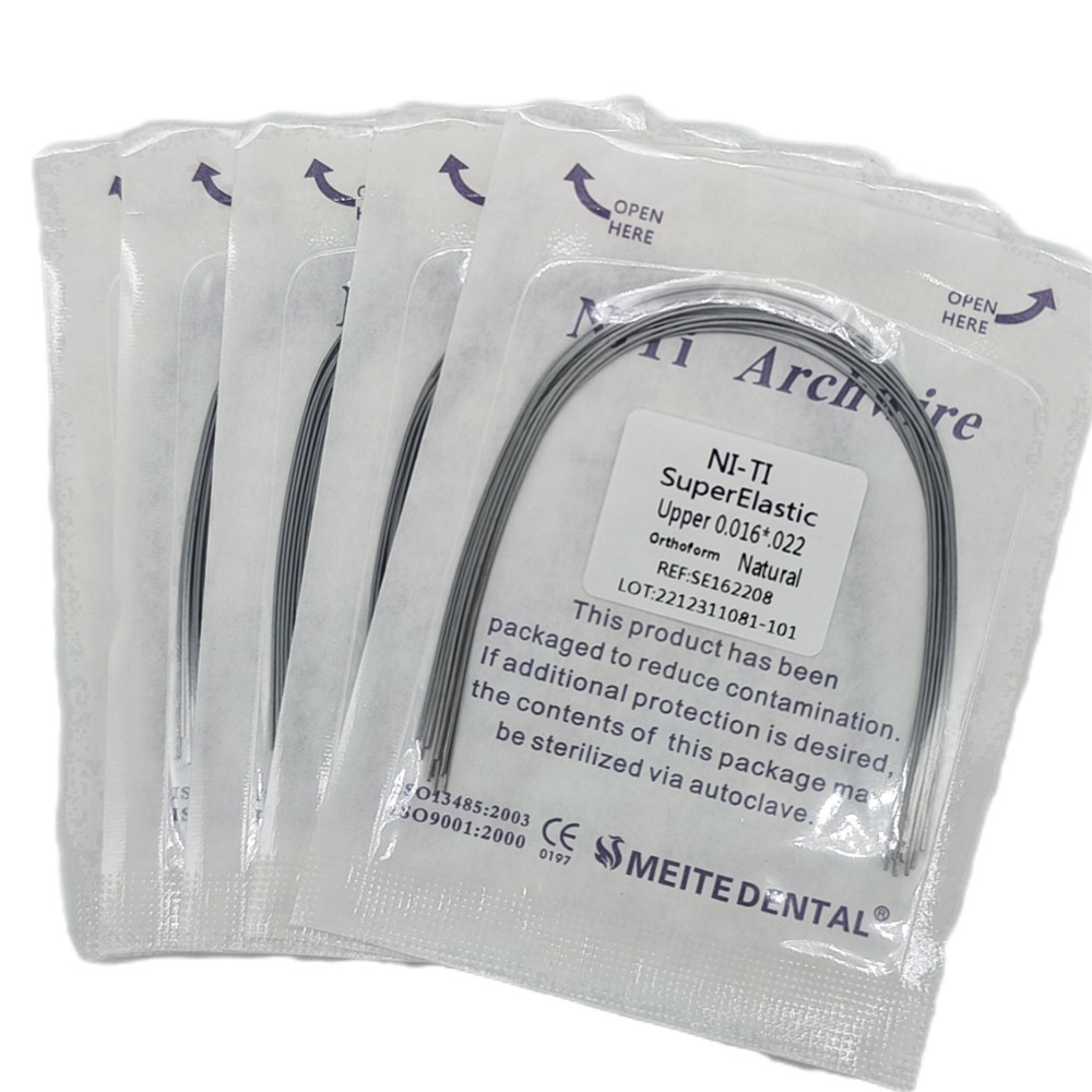 10Bags Dental Orthodontic Super Elastic Niti Nature Form Rectangular Arch Wires