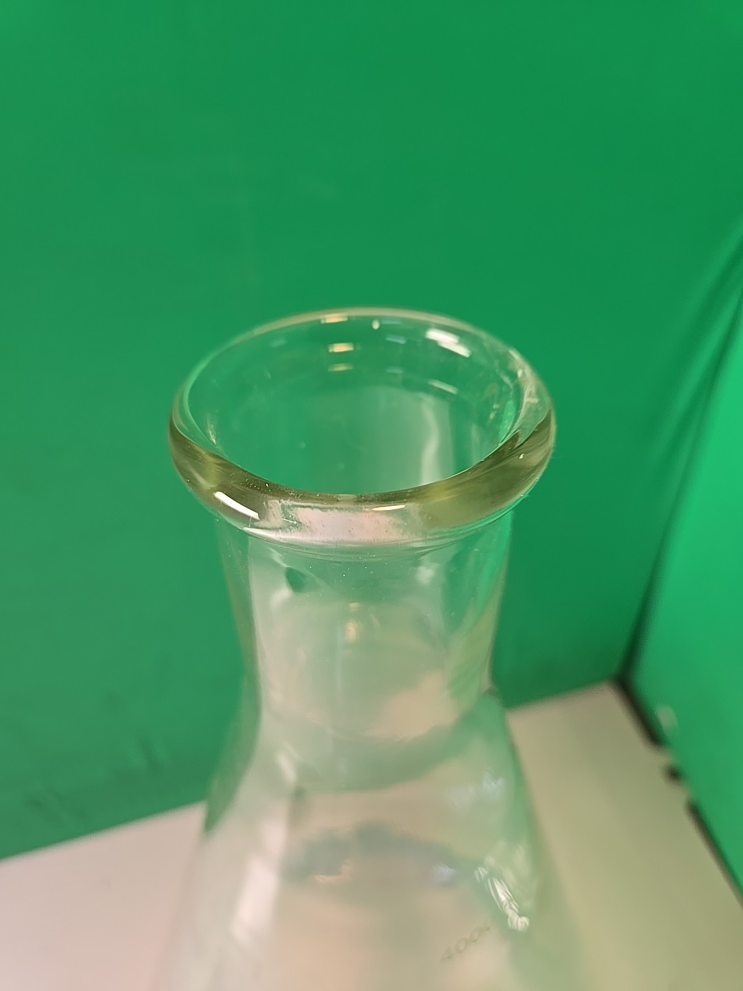 Corning Pyrex 4980-4L 4L Erlenmeyer Flask Narrow Mouth Heavy Rim Graduated