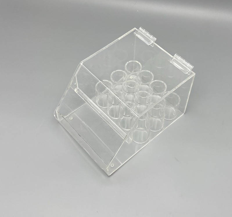 Dental Acrylic Organizer Case Power Chain Ligature Tie Storage Box Holder 2in1