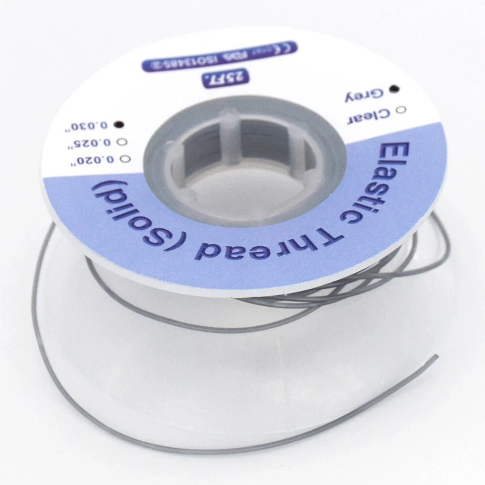 Dental Orthodontic Solid Elastic Thread Power Tube Archwires Wires 020/025/030