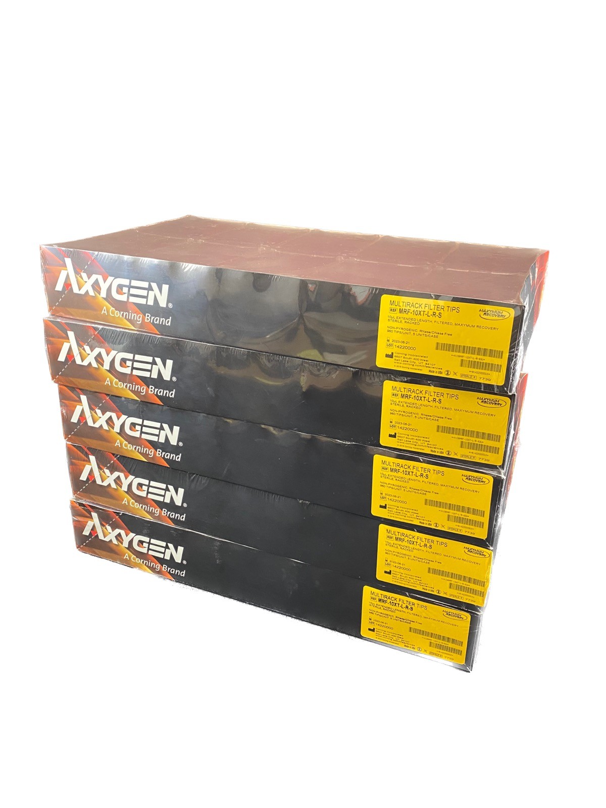 AXYGEN MultiRack Pipet Tip 10μL Filtered Racked Sterile MRF-10XT-L-R-S (4800/cs)