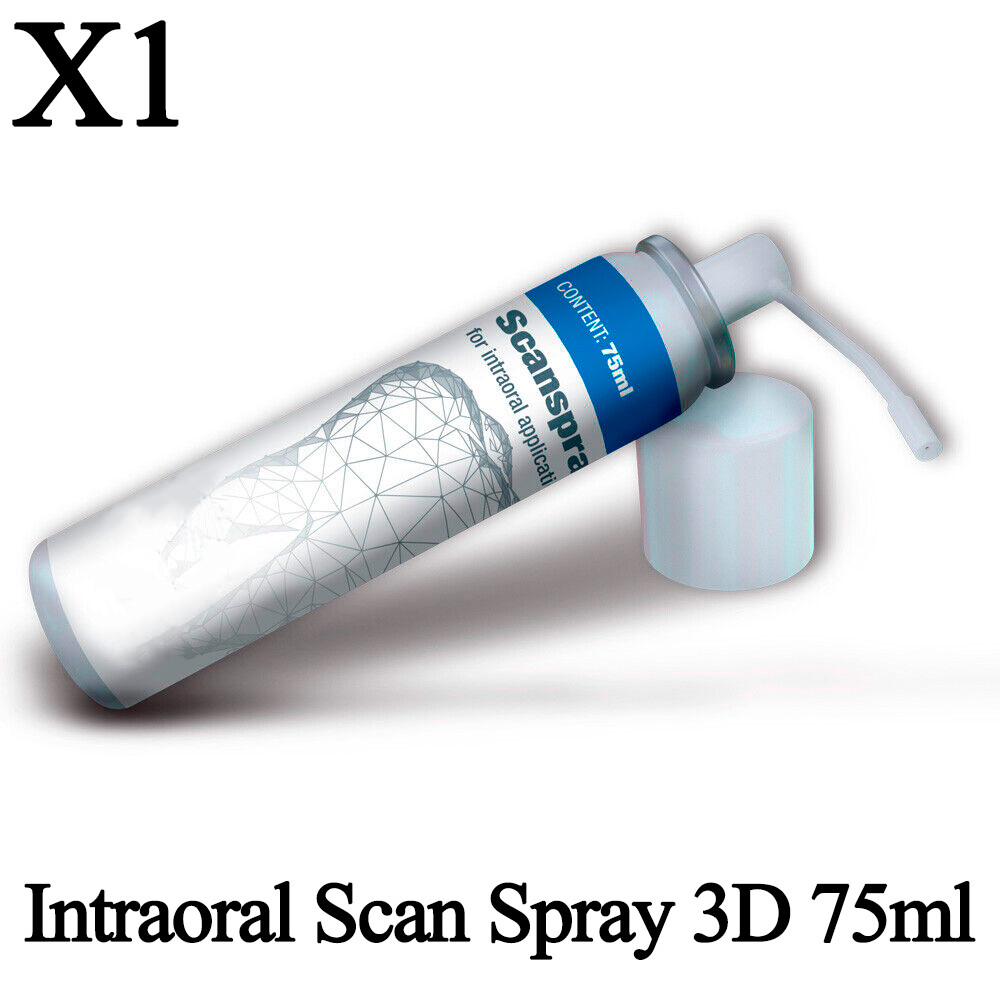 1x Intraoral Scan Spray 3D Cad/Cam Digital Scanning 75ml Dental Lab